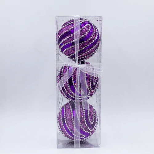 GÖMB 3 DB 1/96 LILA 7x7 cm