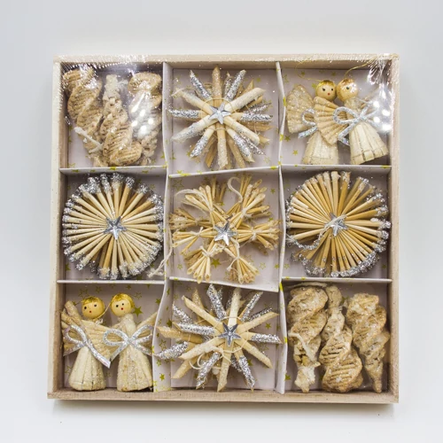 SZALMADÍSZ 24 db 1/120 5x5 cm