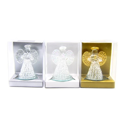 ÜVEGANGYAL 12/432 ARANY,EZÜST,FEHÉR 4x6 cm