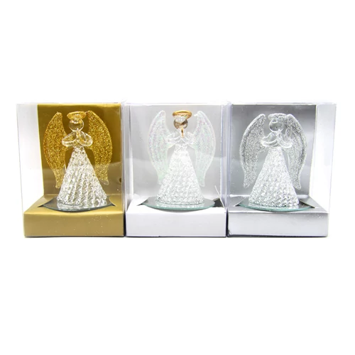 ÜVEGANGYAL 1/168 ARANY,EZÜST,FEHÉR 6x8 cm