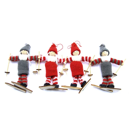 FIGURA KÖTÖTT RUHÁS 4 DB 1/120 SÍELŐ 2 FÉLE 13 cm