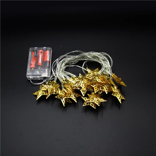 LEDFŰZÉR 20 DB CSILLAGGAL1/100 ARANY ELEMES 315 CM