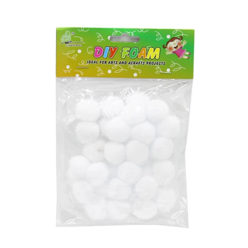 POMPOM  2,5cm FEHÉR 15 gr.  30/600
