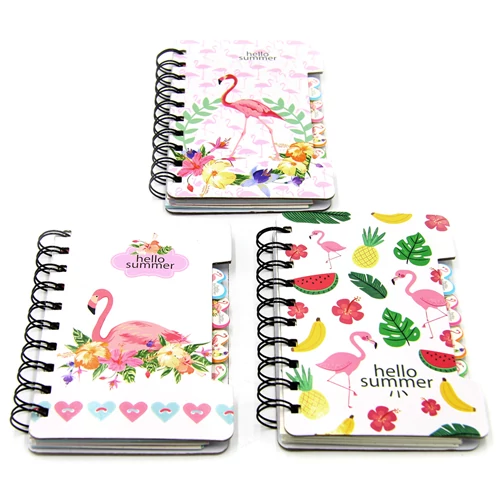 NOTESZ FLAMINGÓS 18/270 14x9.5 cm. 3 FÉLE