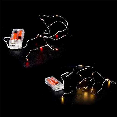 LEDFŰZÉR 10 DB-OS 1/200 DRÓTOS ELEMES 1.1 m. fehér és piros