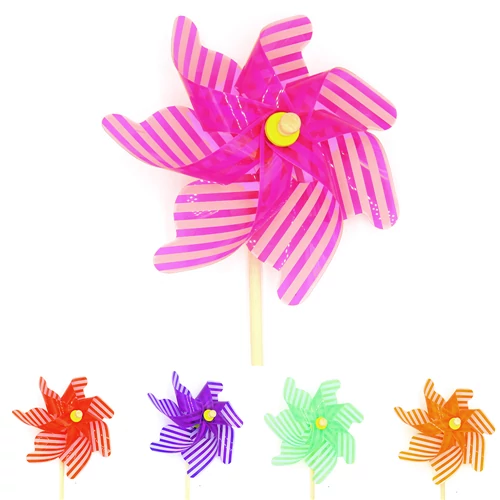 SZÉLFORGÓ CSÍKOS 10/100 42 cm 4 SZÍNBEN