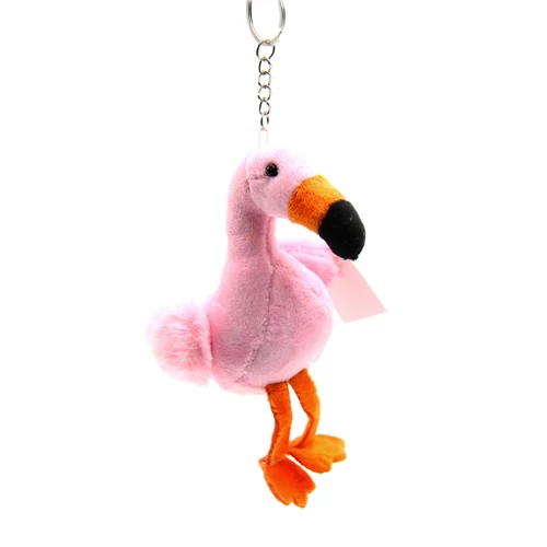 PLÜSS FLAMINGÓ KULCSTARTÓ 24/600 13x12 cm