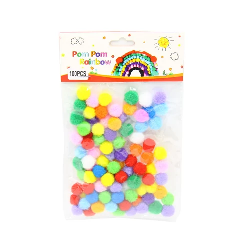 POMPOM VEGYES SZIN  100/500 100DB/CS 1CM 