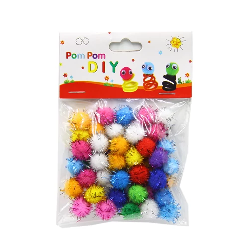 POMPOM 50 DB 60/1000 1,5 CM VEGYES SZÍN 