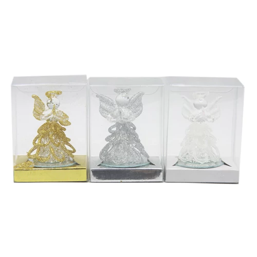 ÜVEGANGYAL  ARANY,EZÜST,FEHÉR 1/400  5.5x3.5 cm