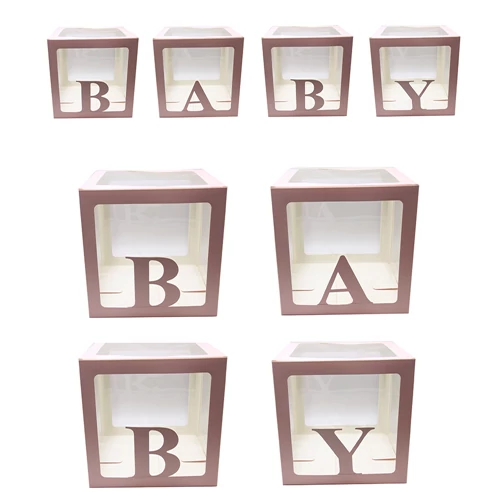 PAPÍRDOBOZ 4 DB 1/50 BABY 30x30x30 cm 2 SZÍNBEN 