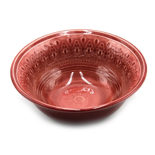 TÁNYÉR 17 CM 6/36 BORDÓ