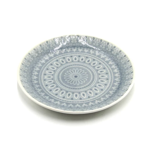 TÁNYÉR 21 cm 6/30 SZÜRKE 
