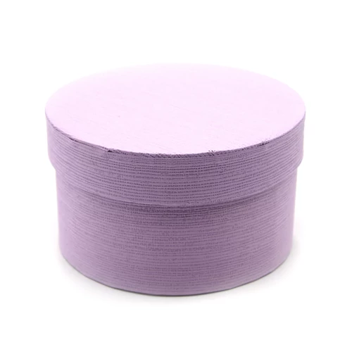 PAPÍRDOBOZ KEREK 4/96 14x8 cm LILA