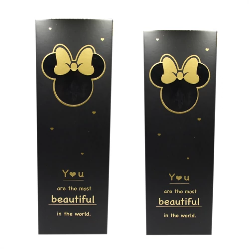 PAPÍRDOBOZ MINNIE-S 2 DB 1/12 61x21x13; 59x20x12 cm FEKETE