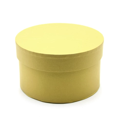 PAPÍRDOBOZ KEREK 4/96 14x8,5 cm ARANY