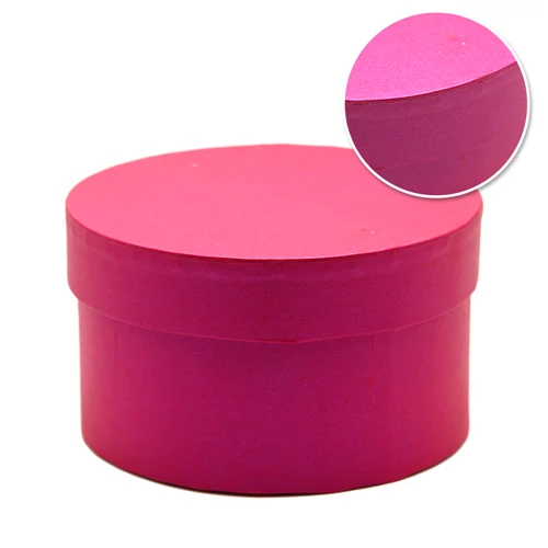 PAPÍRDOBOZ KEREK 4/96 14x8 cm PINK