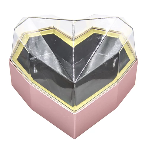 SZÍVDOBOZ 1/18 25x25,5x15 cm ROSEGOLD