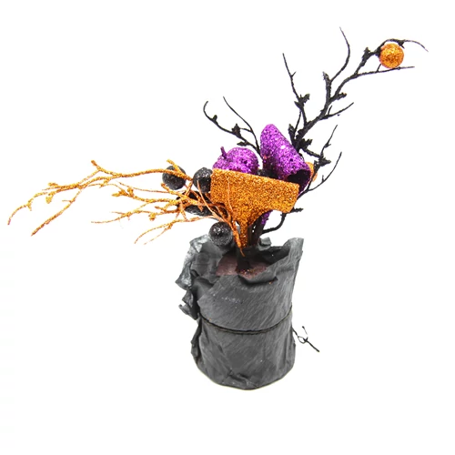 HALLOWEEN ASZTAL DÍSZ MASNIVAL 6/48/144 23x6 cm