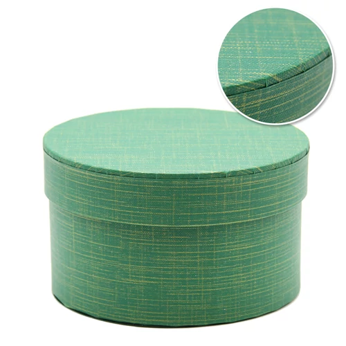 PAPÍRDOBOZ KEREK 4/96 14x8 cm ZÖLD