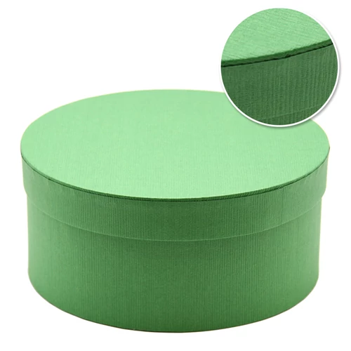 PAPÍRDOBOZ KEREK 1/30 22x10 cm ZÖLD