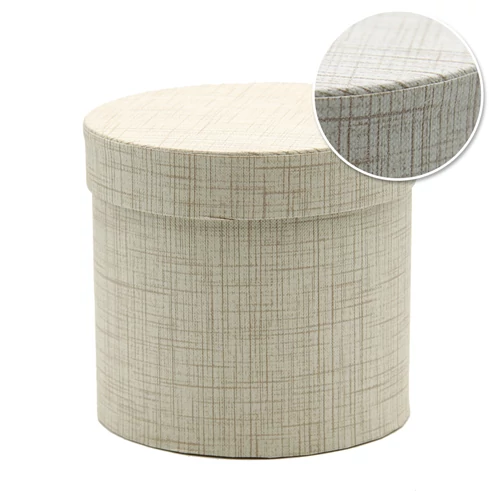 PAPÍRDOBOZ HENGER 4/96 12x11,7 cm KRÉM