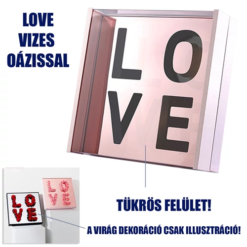 VIRÁGDOBOZ AKRIL 