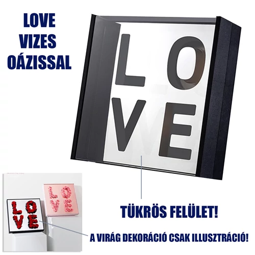 VIRÁGDOBOZ AKRIL 