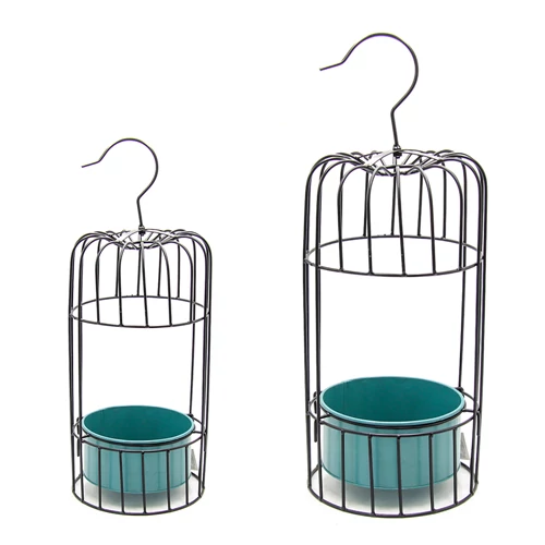 KALITKA FÉM 2 DB 1/12 52x16x8 cm, 62x19x12 cm FEKETE