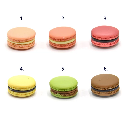 MACARON SZETT 50 DB 1/100 23mmx13mm 6 SZÍNBEN