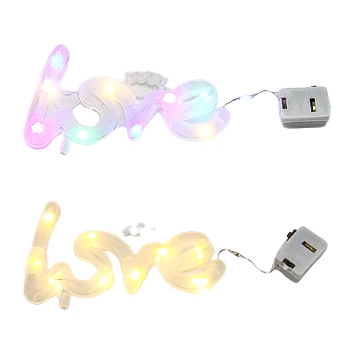 FELIRAT LEDES LOVE 10/1000 10,6x6 cm 2 SZÍNBEN