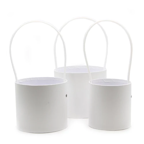 PAPÍRDOBOZ 3 DB 1/45 12x12; 14x13; 15,5x13,5 cm FEHÉR