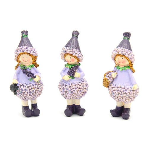 FIGURA LEVENDULÁS 3/240 12,5 cm 3 FÉLE