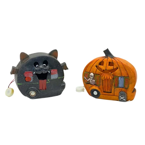 HALLOWEEN FIGURA LEDES 4/48 12,5x12x4,5 cm 2 FÉLE