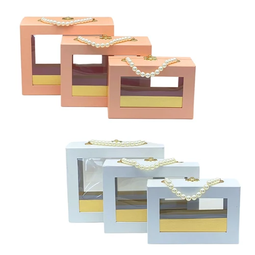 PAPÍRDOBOZ 3 DB 1/24 20x13x8,5; 22x16x10; 24x19x11,5 cm 2 SZÍNBEN