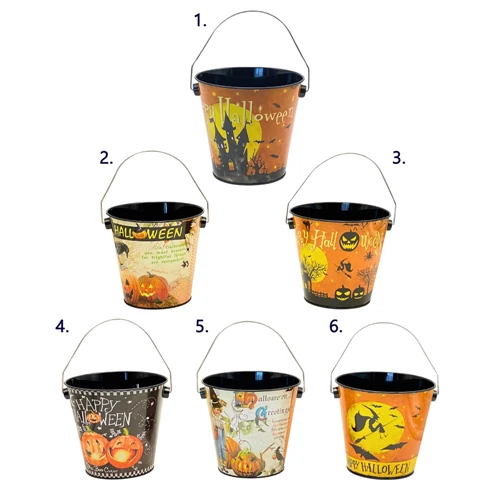 FÉMVÖDÖR HALLOWEEN 1/72 13x12x9 cm 6 FÉLE