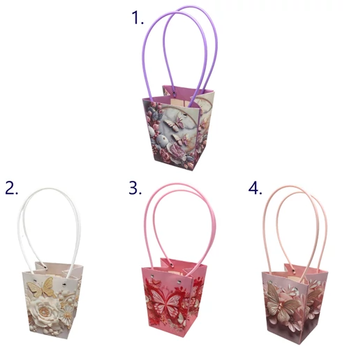 VIRÁGTASAK LEPKÉS 10/480 13x9,5x15,5 cm 4 FÉLE