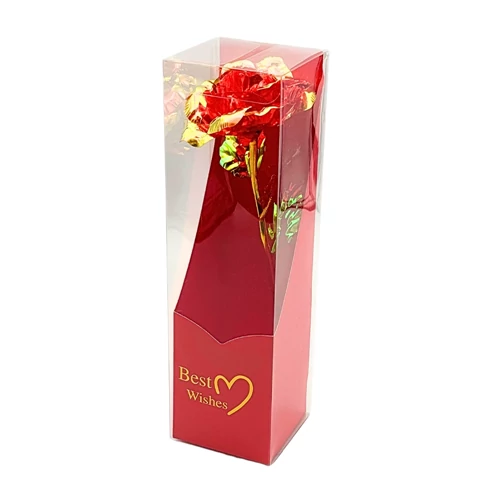 FÉMRÓZSA DOBOZBAN 12/120 24,5 cm PIROS
