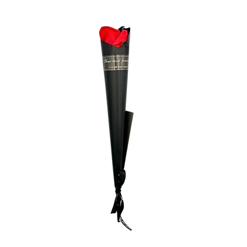 SZAPPANRÓZSA SZÁL CSOMAGOLT 20/576 29 cm PIROS