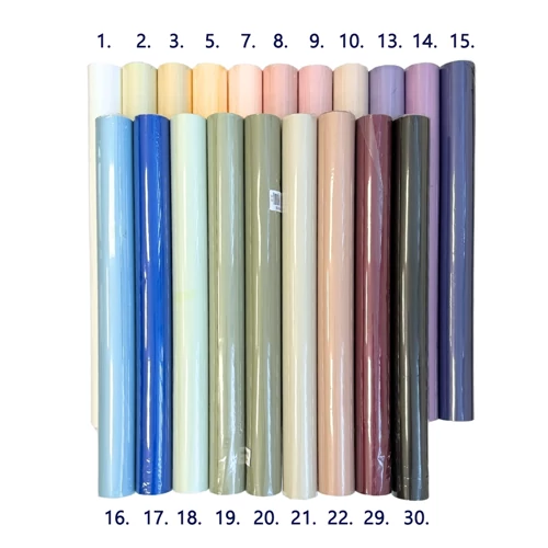 CSOMAGOLÓFÓLIA 1/20 57cm x 13,5 méter 20 SZÍNBEN
