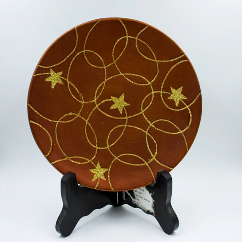 TÁNYÉR 6/36 BARNA 20CM