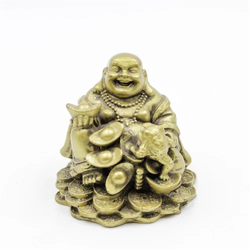 BUDDHA 1/80 ARANY 7,5x7 cm