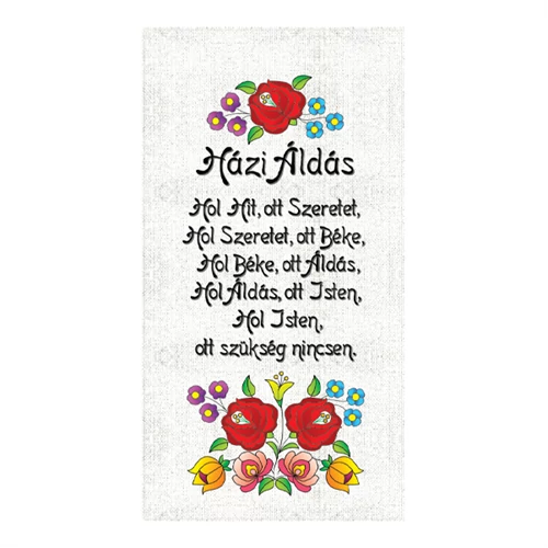 FATÁBLA HÁZI ÁLDÁS 14,3x25,5 cm 