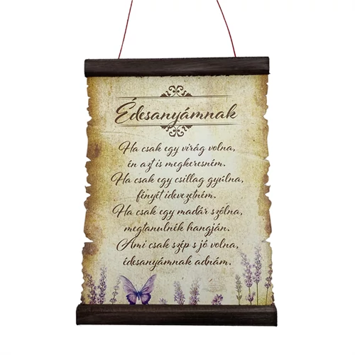 PERGAMEN ÉDESANYÁMNAK 20X28 CM