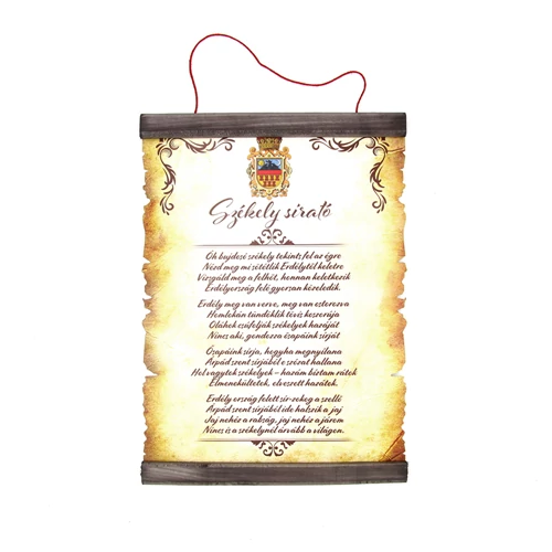 PERGAMEN SZÉKELY SIRATÓ 20cmx28cm