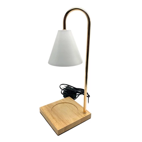 LÁMPA GYERTYAMELEGÍTŐ 1/6 14x14x35 cm kb.15 cm gyertya pohárban  mérethez