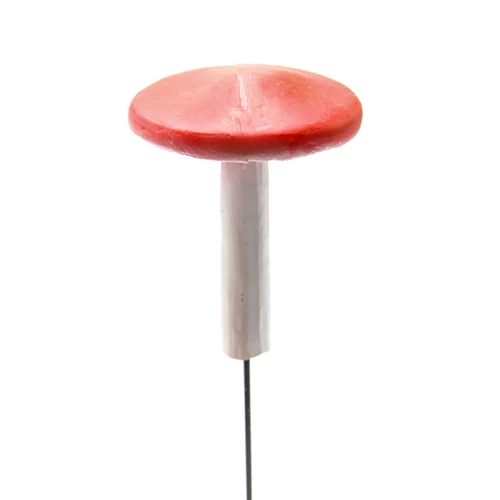 GOMBA BESZÚRÓS PIROS 6/96 6,5x18 CM