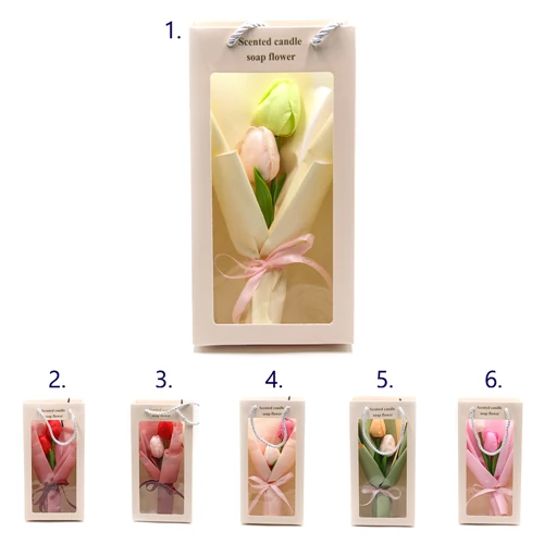 SZAPPANTULIPÁN CSOKOR 5/70 27x14 cm 6 SZÍNBEN