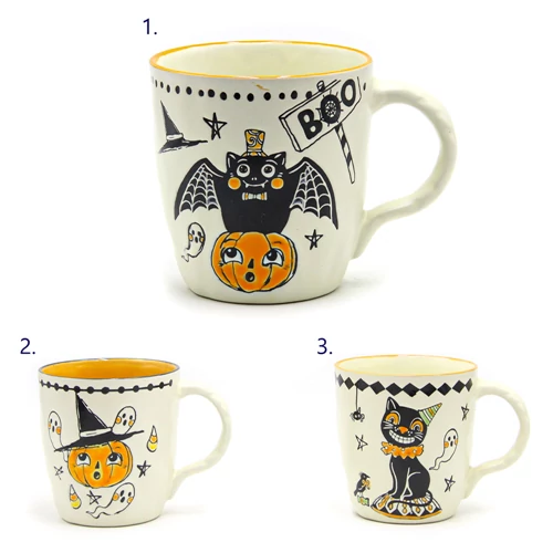 BÖGRE HALLOWEEN 12/48 10x10 cm 3 FÉLE