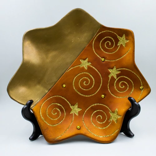 TÁNYÉR 3/18 BARNA 25CM